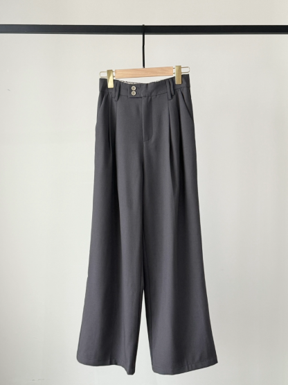 Shantae Double Button Straight Pants