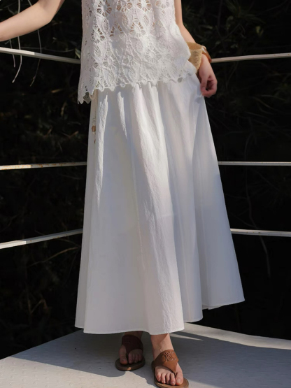 Xendaya Crochet Sleeveless Top & Skirt