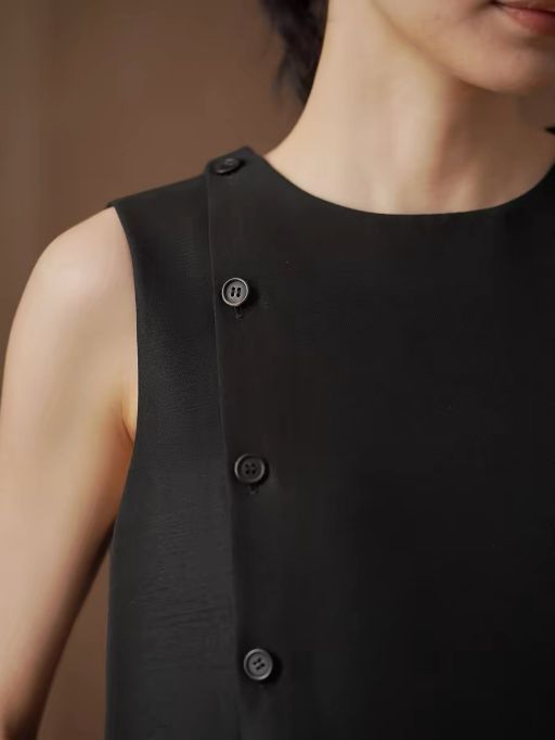 Haya Button Detailed Shirt Dress