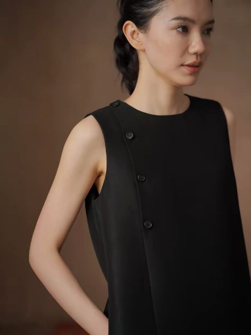 Haya Button Detailed Shirt Dress