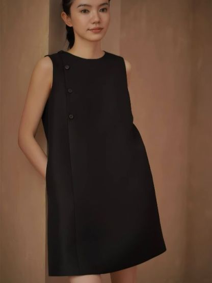 Haya Button Detailed Shirt Dress