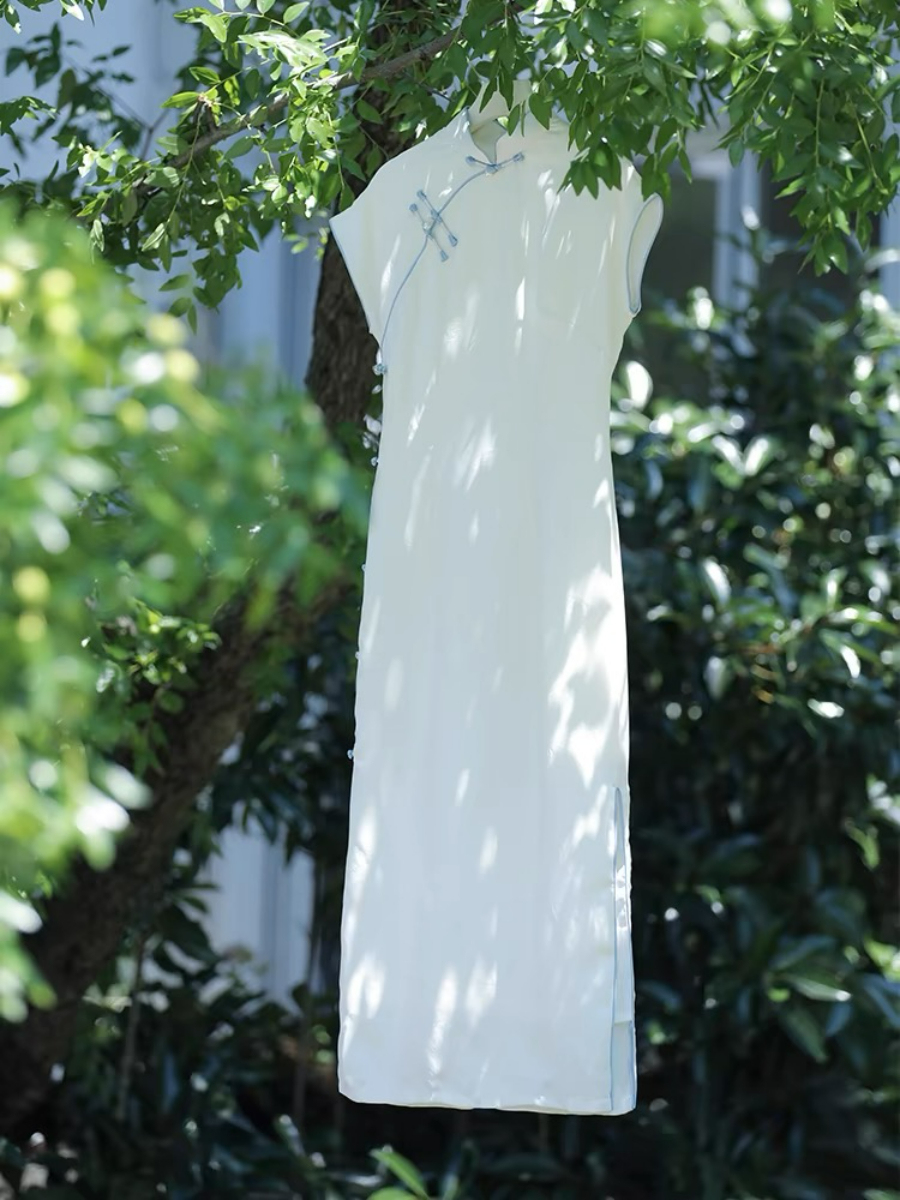 Ya Qing Jacquard Cheongsam-The Black Bow-