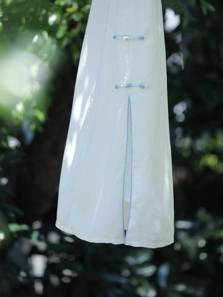 Ya Qing Jacquard Cheongsam-The Black Bow-