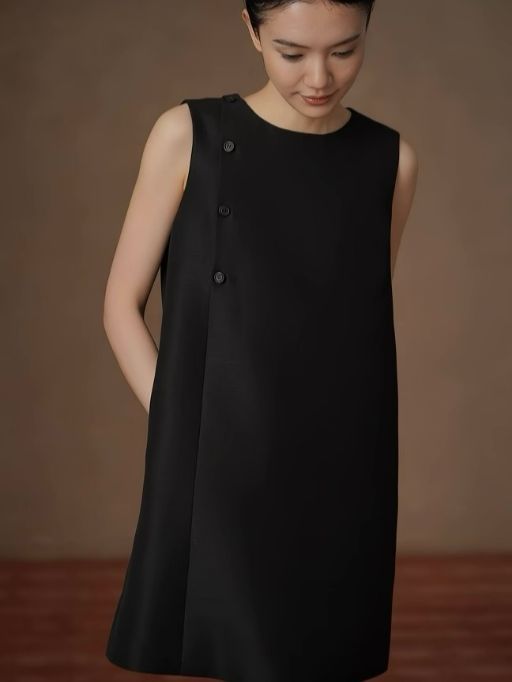 Haya Button Detailed Shirt Dress