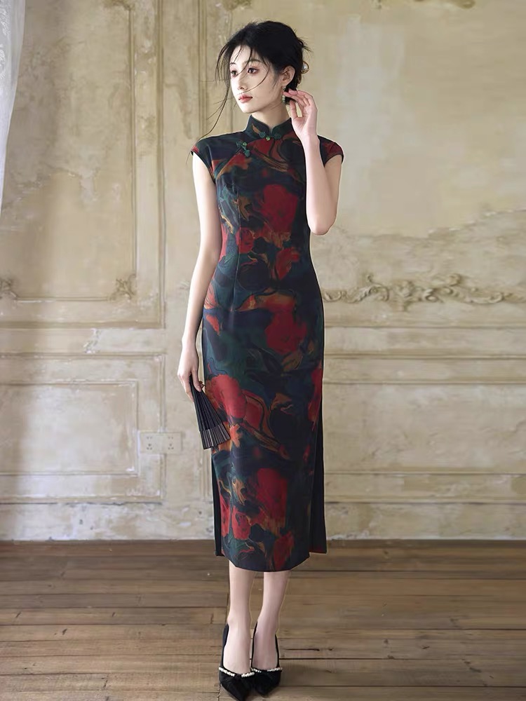 Han Di Floral Cheongsam