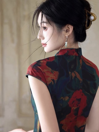 Han Di Floral Cheongsam