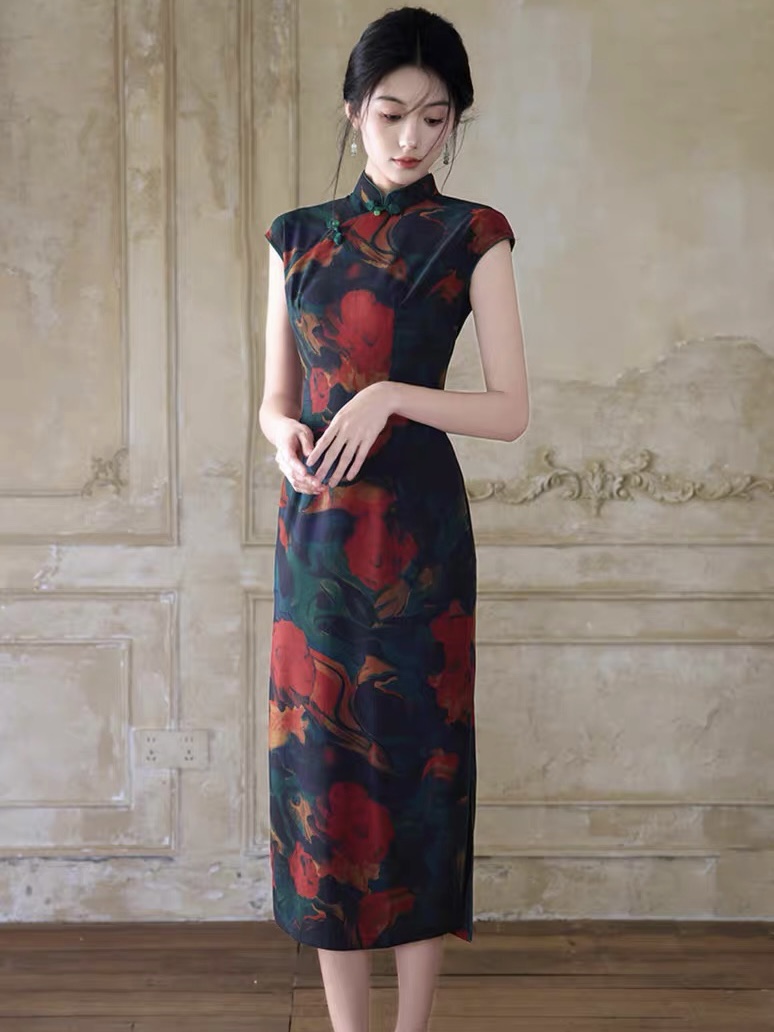 Han Di Floral Cheongsam