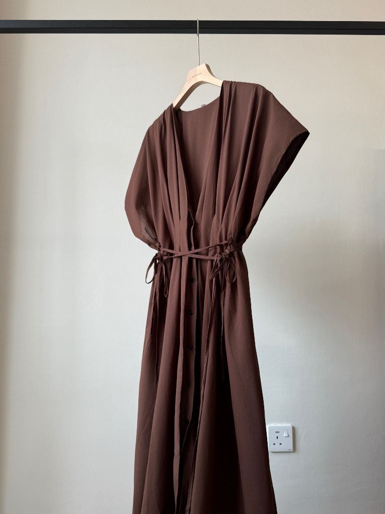 Vanny Puff Sleeve V-Collar Dress