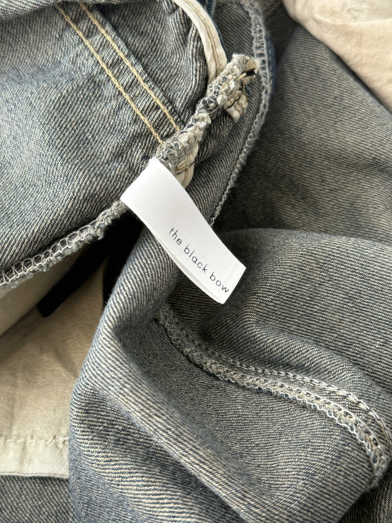 American Denim Dungaree Dress & Pezy Basic Tee