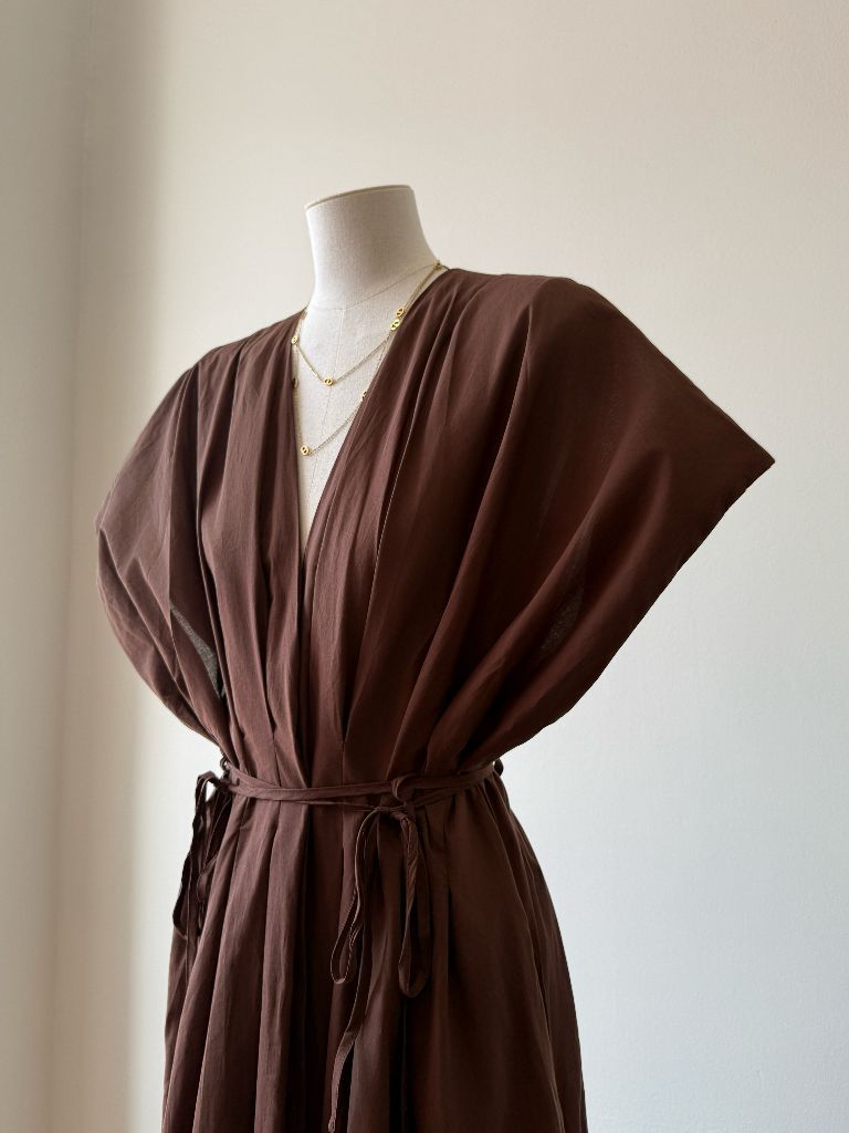 Vanny Puff Sleeve V-Collar Dress