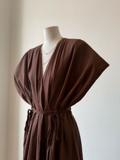 Vanny Puff Sleeve V-Collar Dress