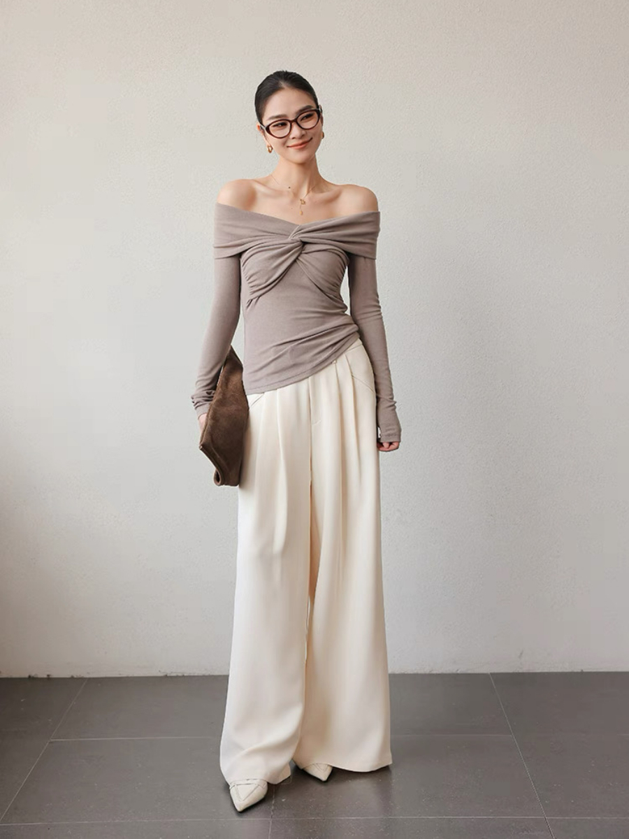 Xylina Off Shoulder Knot Top