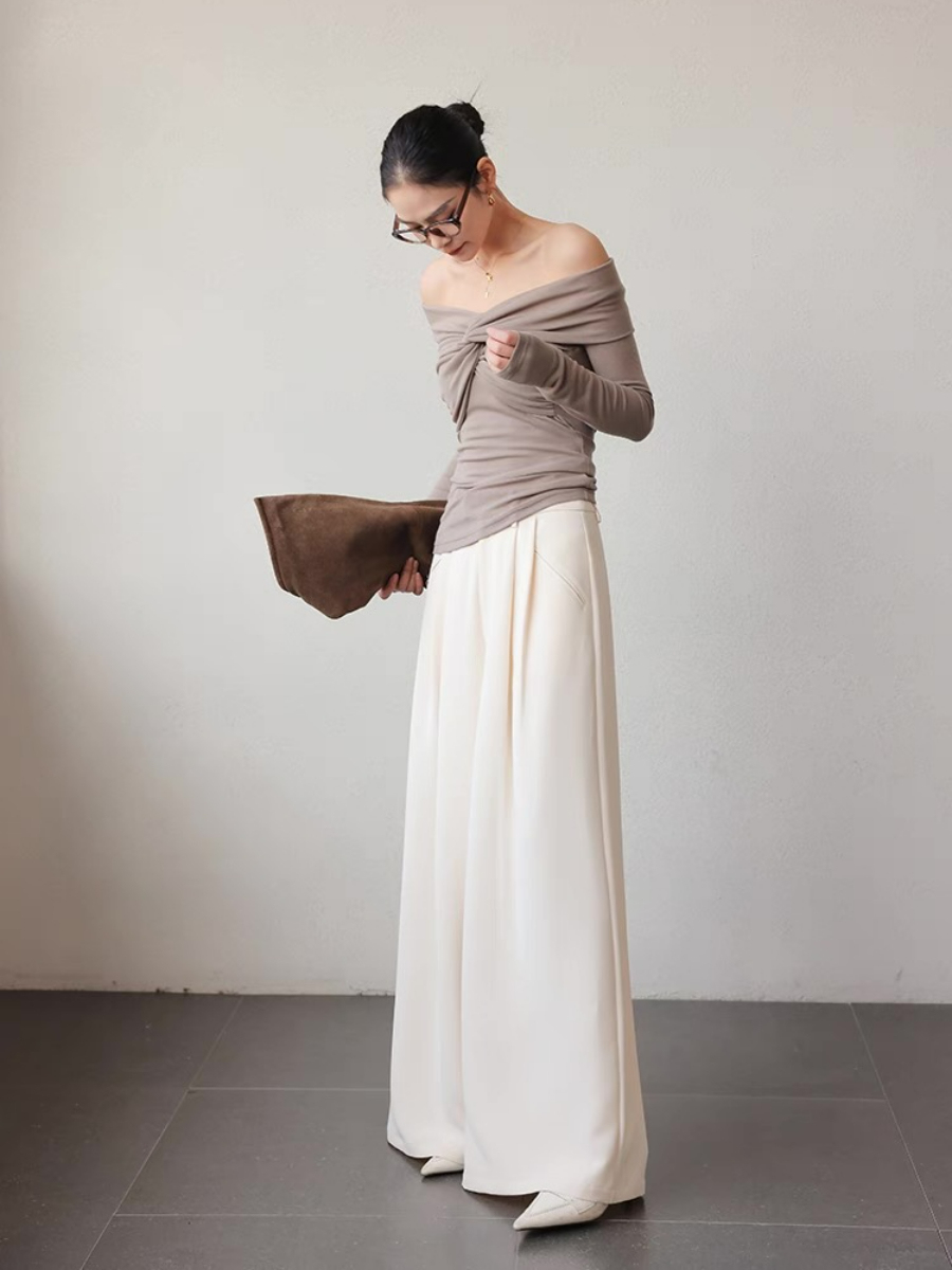 Xylina Off Shoulder Knot Top