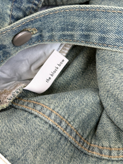 American Denim Dungaree Pants & Pezy Basic Tee