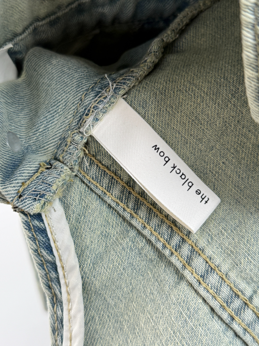 American Denim Short Dungaree & Pezy Basic Tee