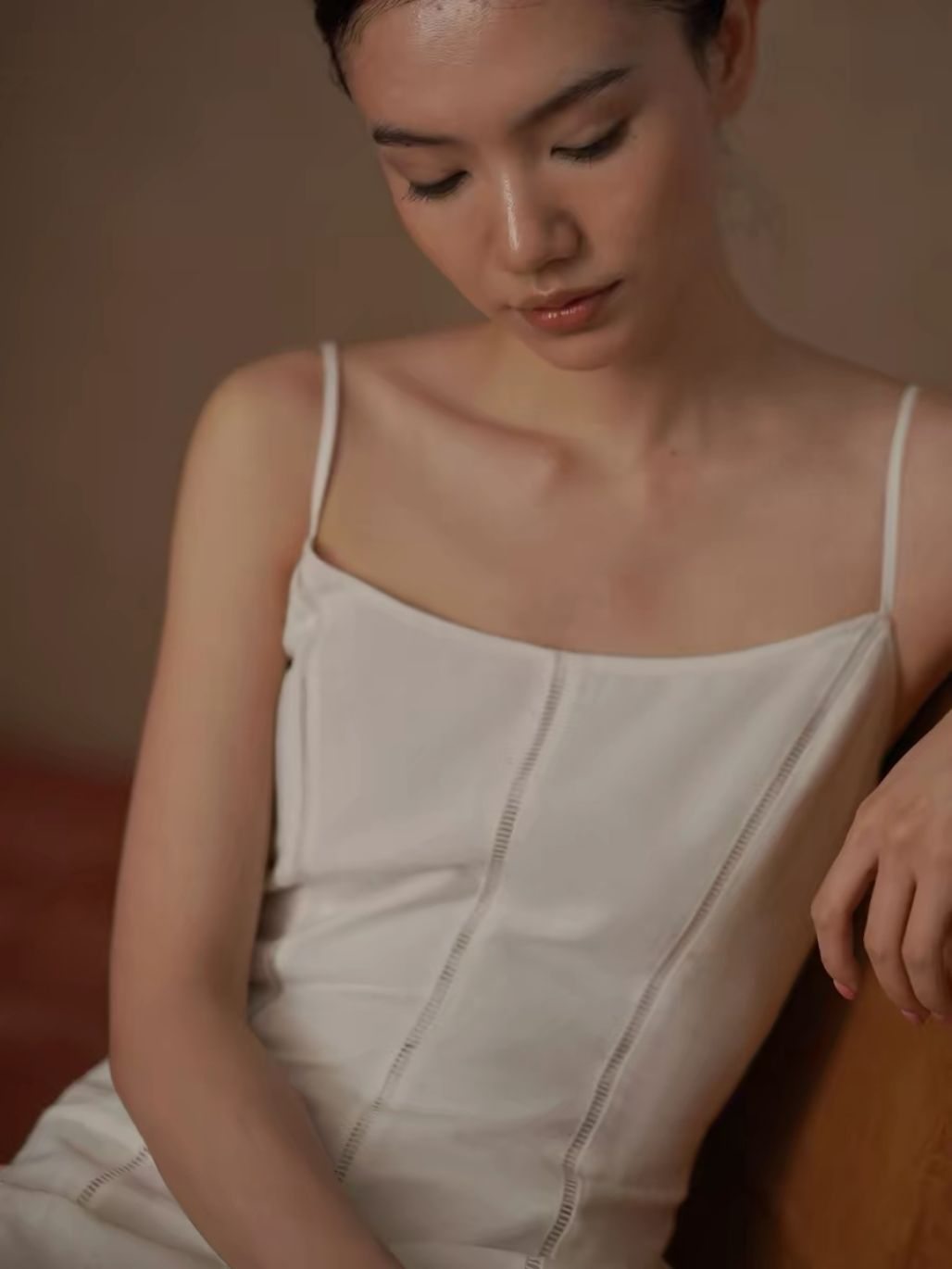 Haze Linen Strappy Dress