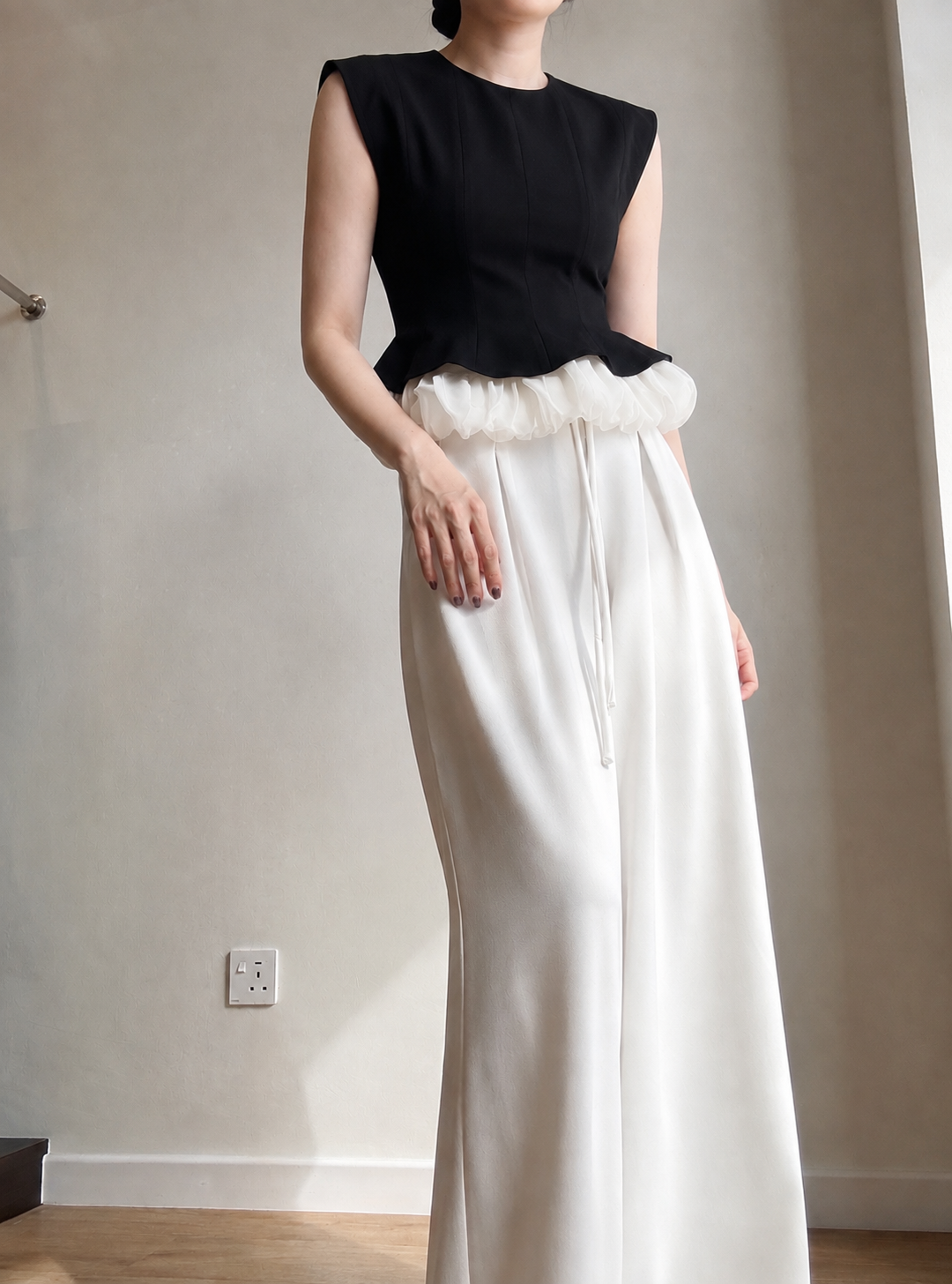 Charlotte Trim Peplum Top