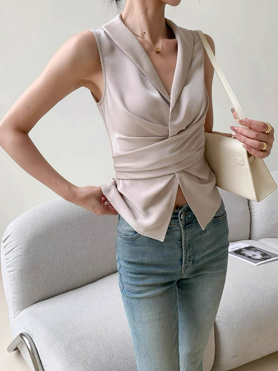 Xhury Shawl Collar Vest