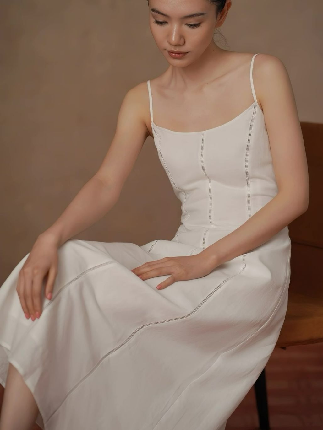 Haze Linen Strappy Dress