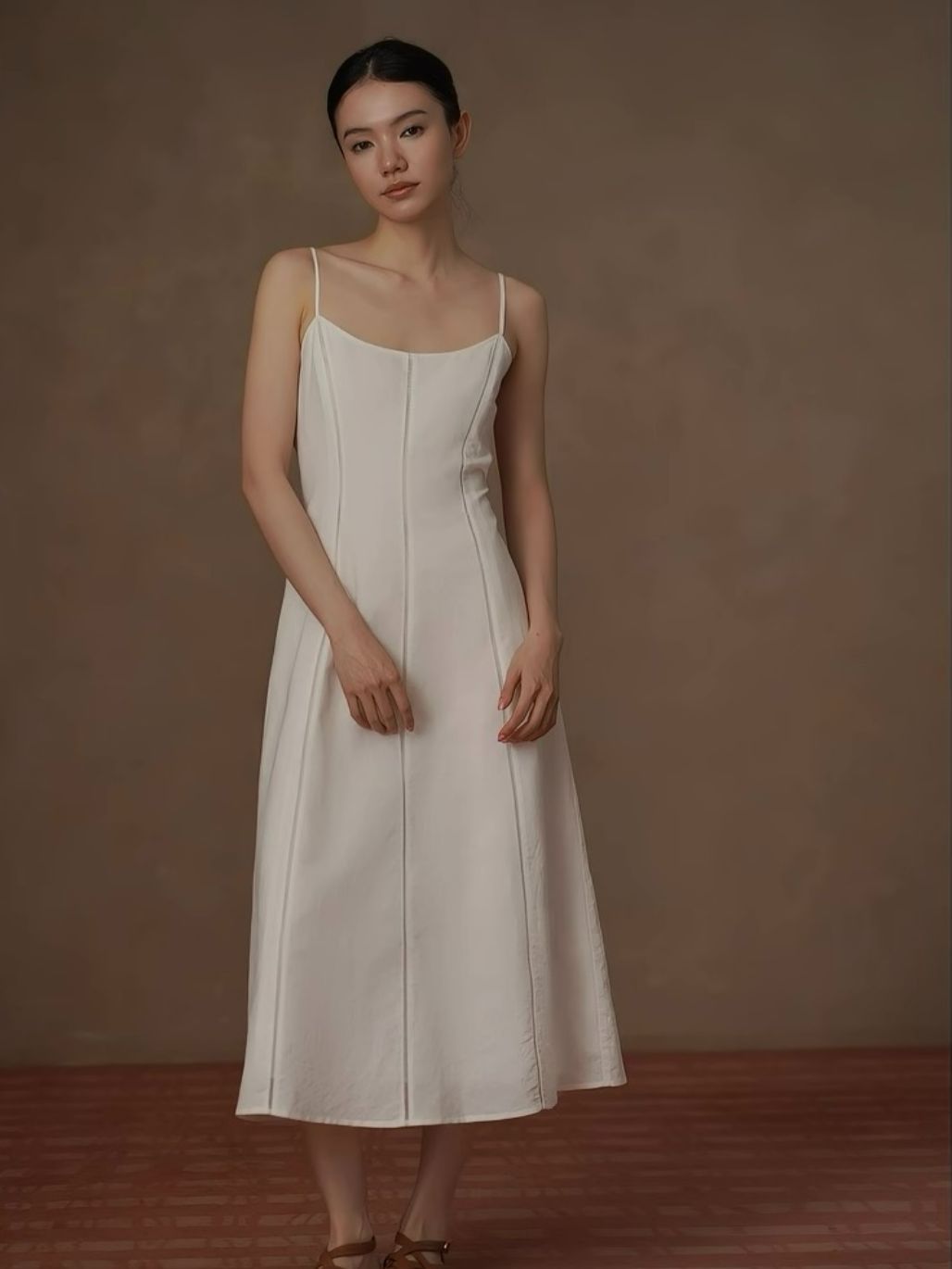 Haze Linen Strappy Dress