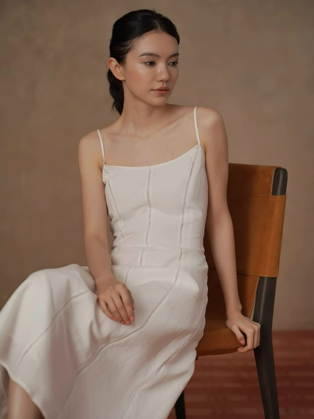 Haze Linen Strappy Dress