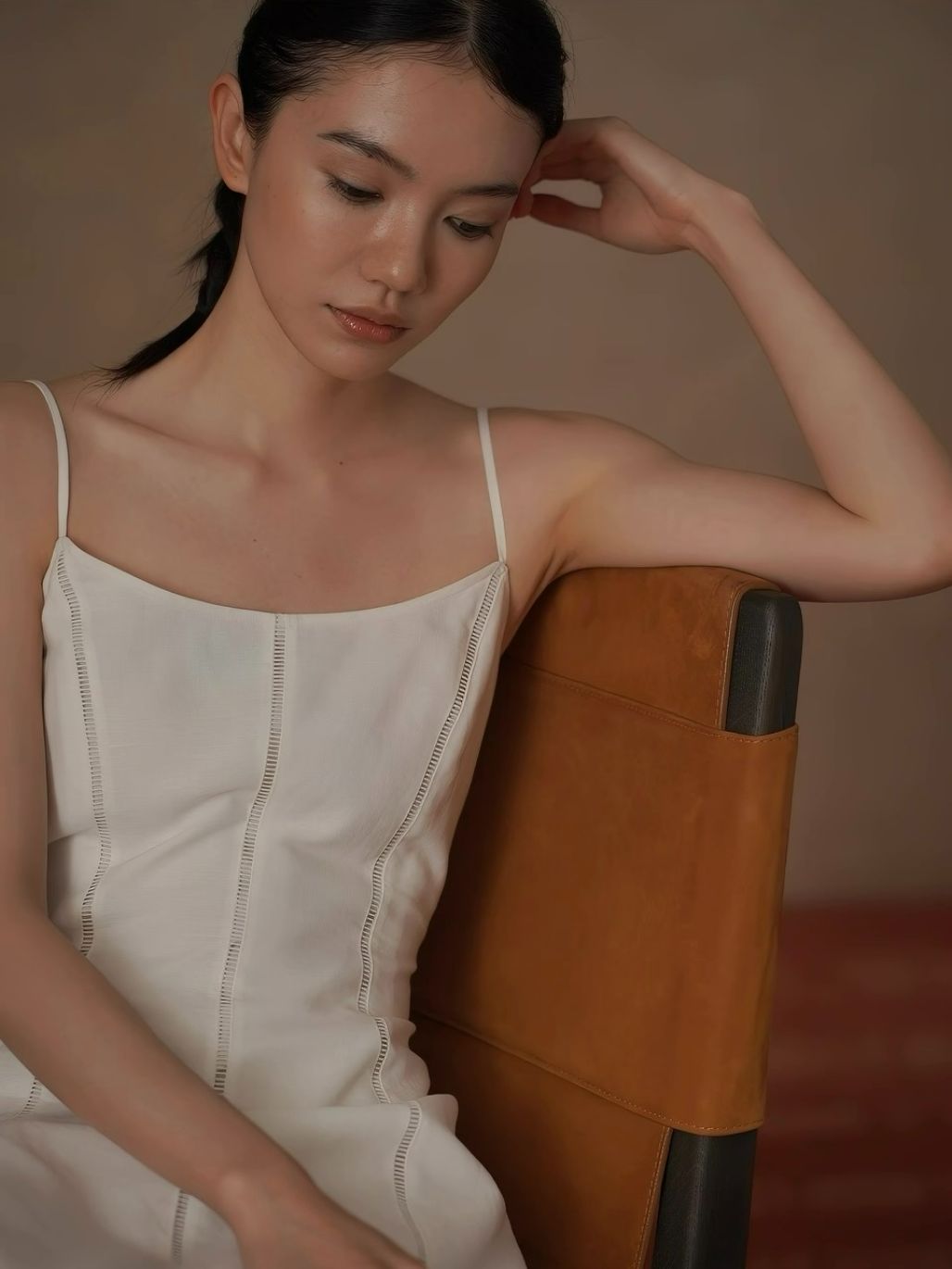 Haze Linen Strappy Dress