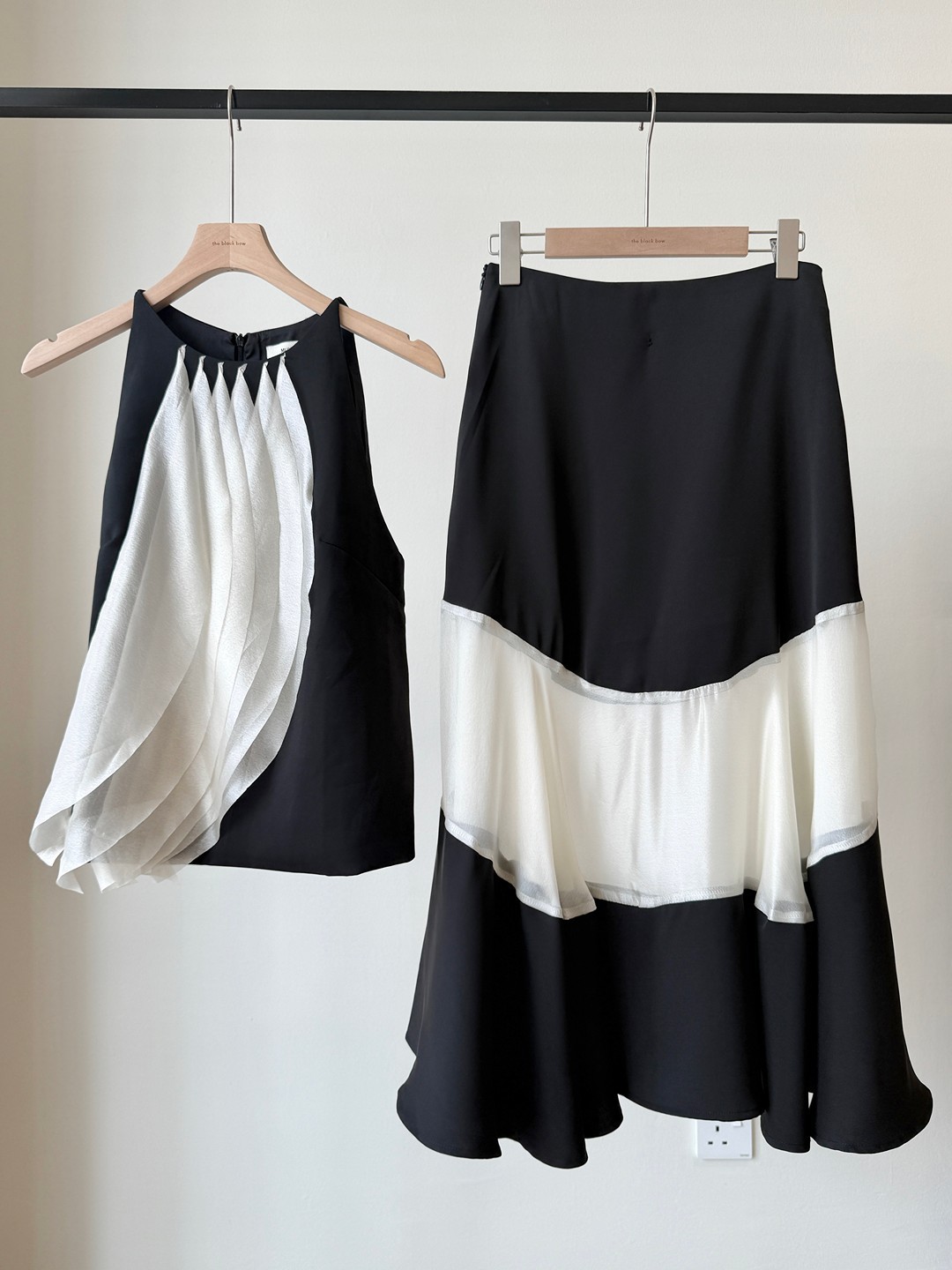 Moonzie Draped Fringe Halter Top