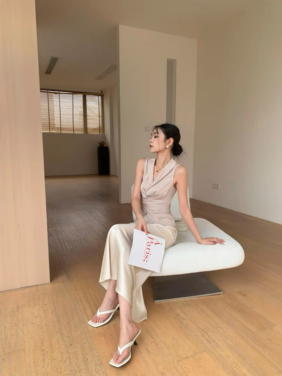 Xhury Shawl Collar Vest