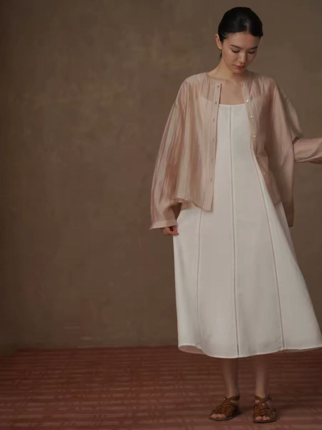 Haylee Lyocell Linen Blend Long Sleeve Top