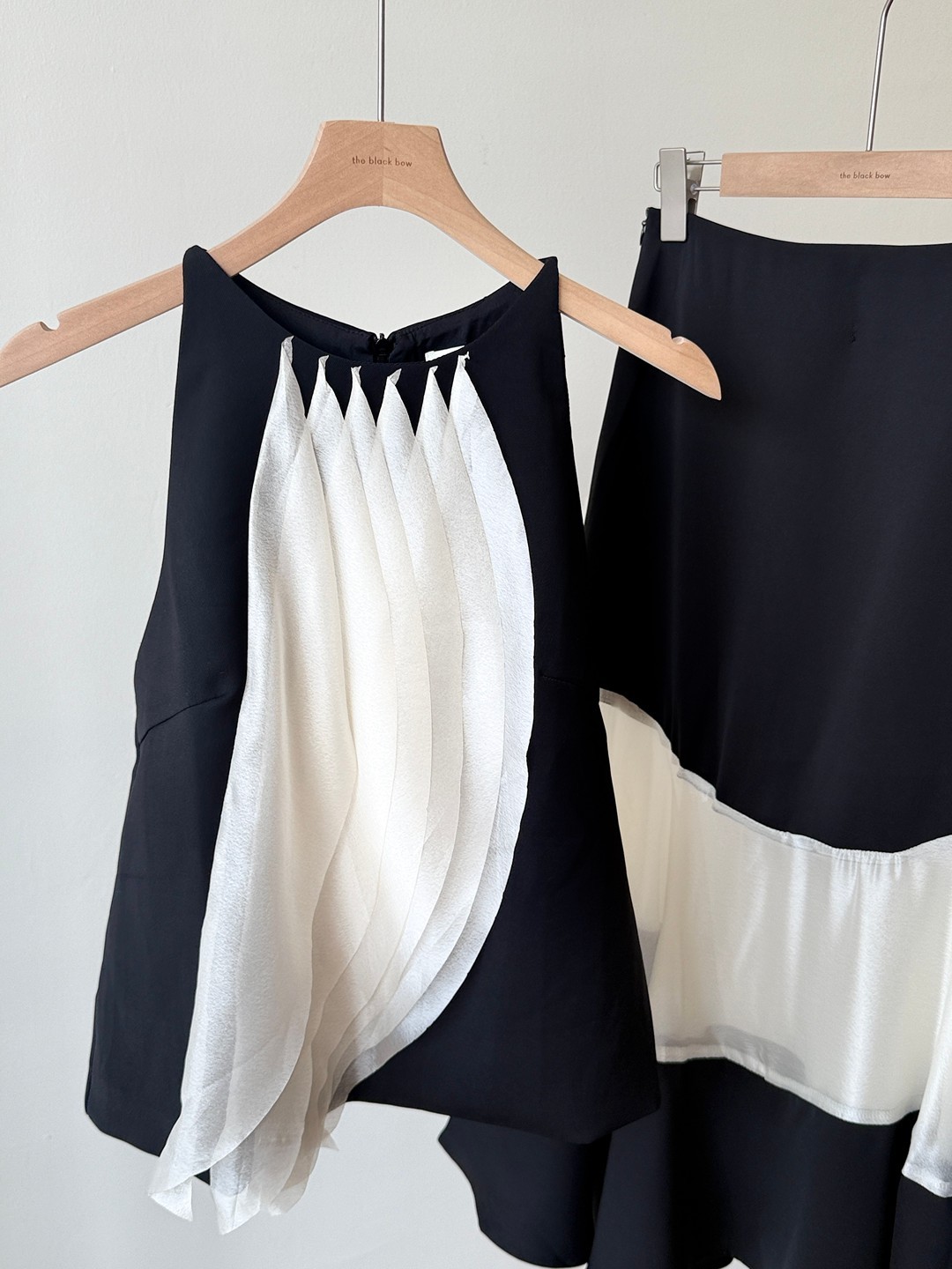 Moonzie Draped Fringe Halter Top