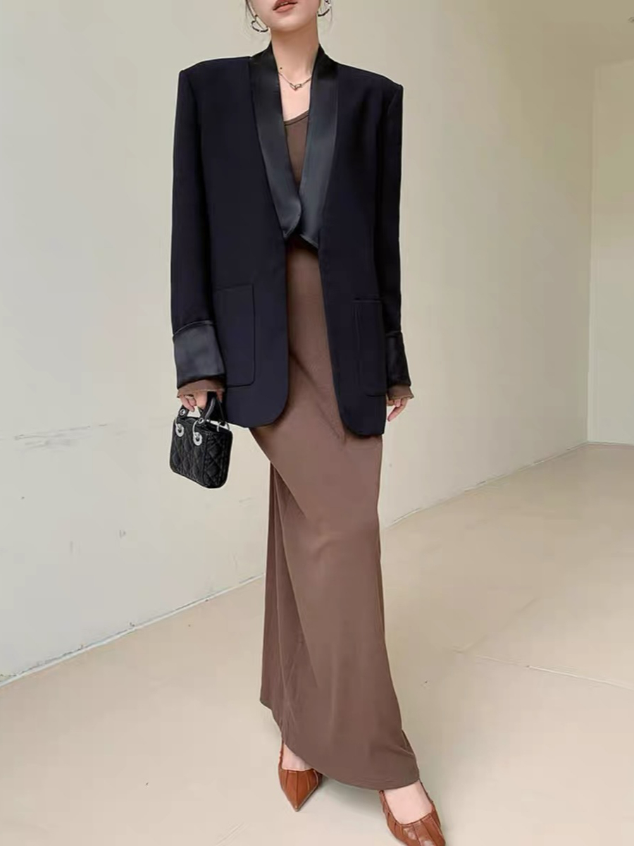 Xafay Shawl Collar Blazer