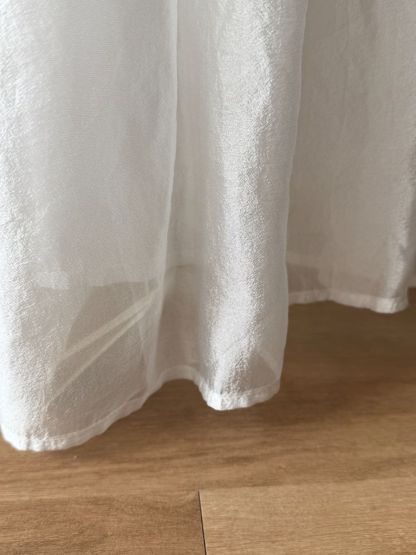 Veya Halter Neck sheer Flare Dress