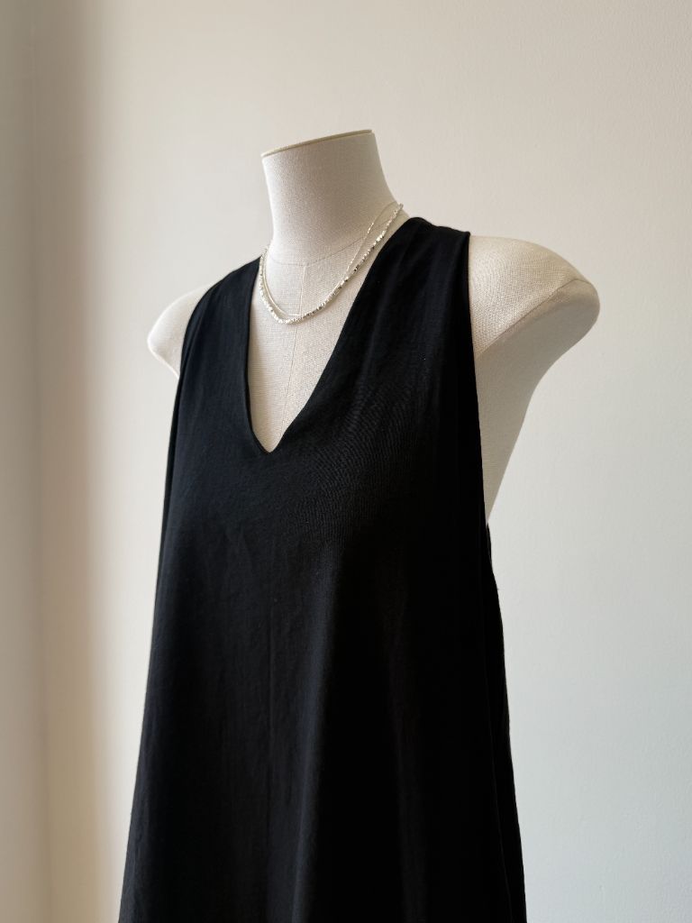 Veya Halter Neck sheer Flare Dress