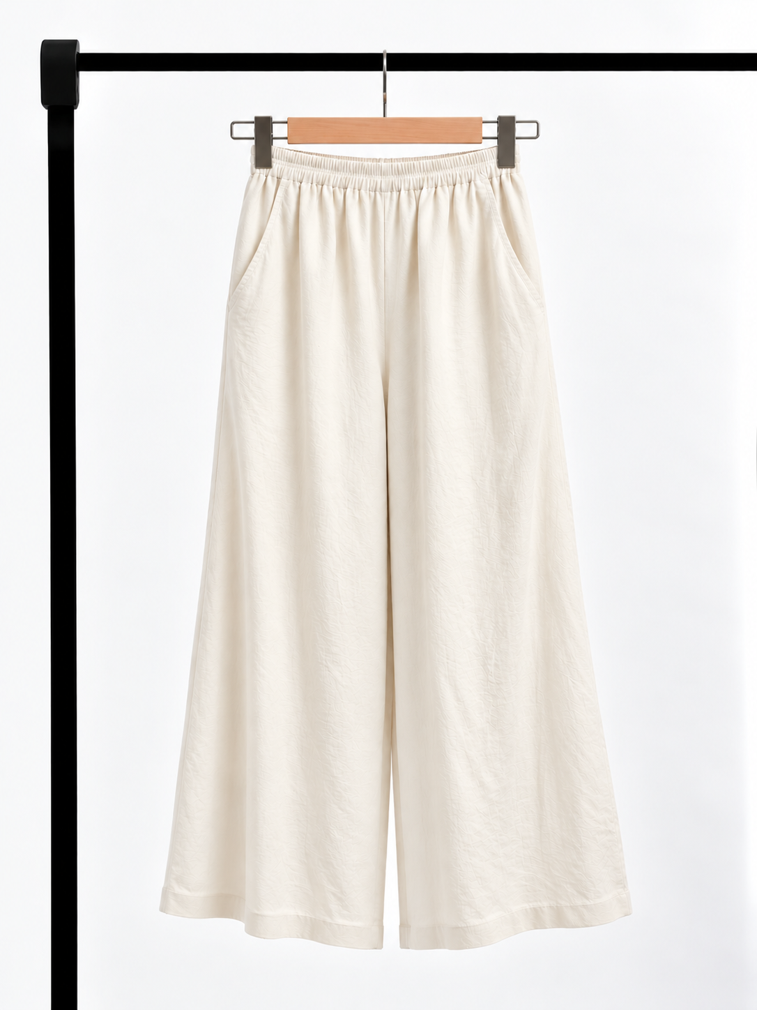 Yan Ju Ramie Wide-Leg Pants