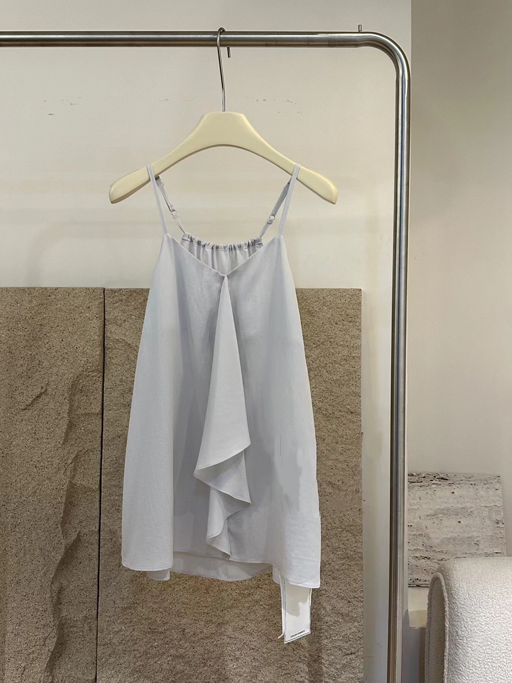 Hynaa Ruffle Hem Cami Top (Discounted-S, M, L size)-The Black Bow-