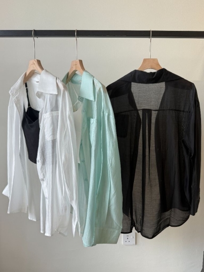 Renzo Tencel Sheer Shirt