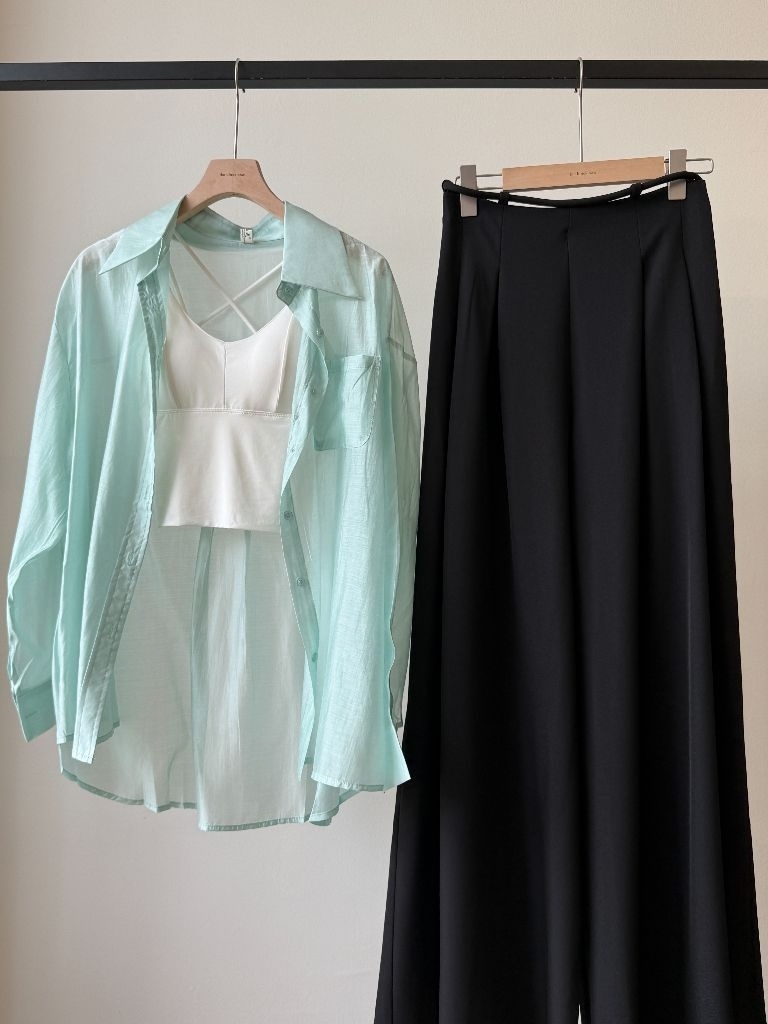 Renzo Tencel Sheer Shirt