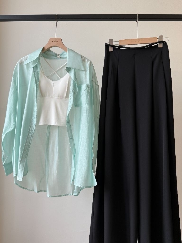 Renzo Tencel Sheer Shirt