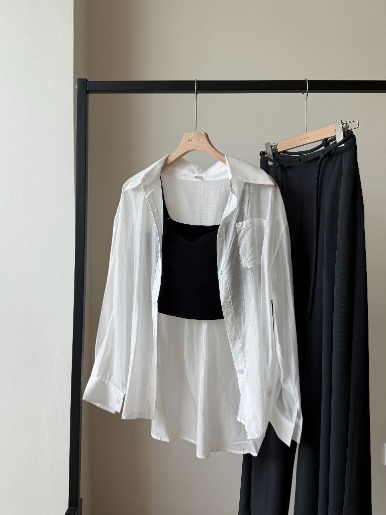 Renzo Tencel Sheer Shirt