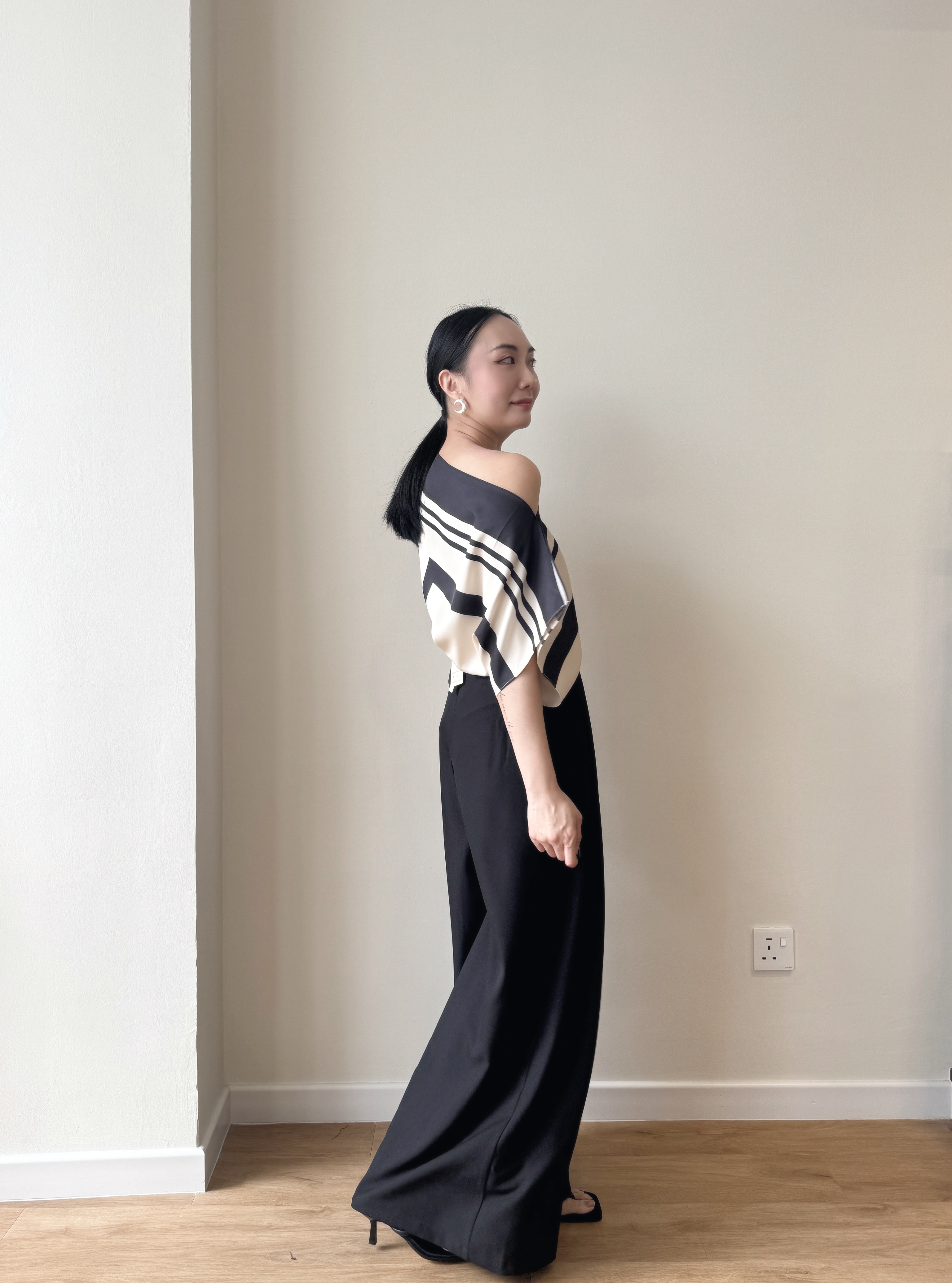 Wrenley Geometric Draped Top (Skirt to purchase seperately)