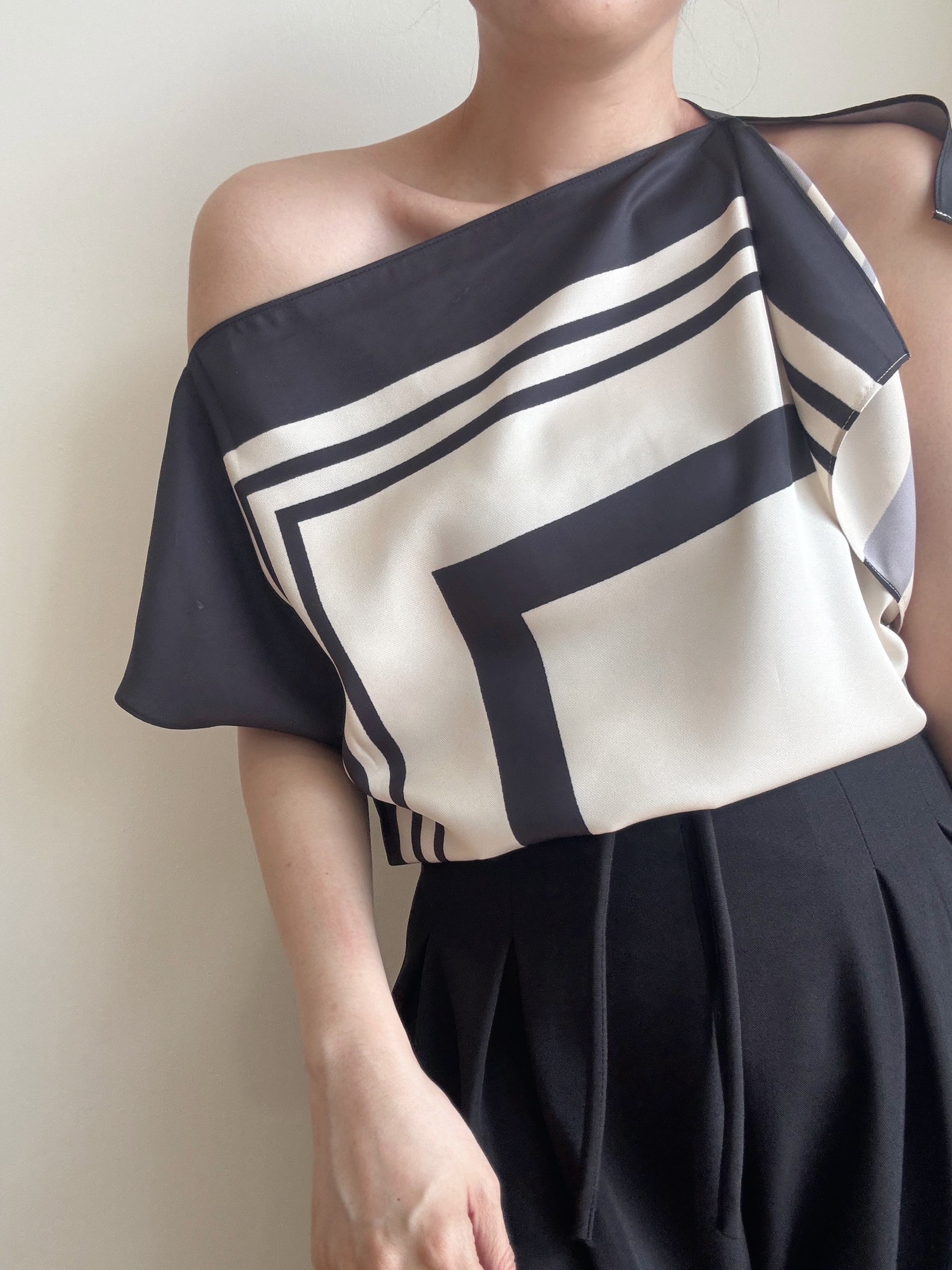 Wrenley Geometric Draped Skirt (Top to purchase seperately)