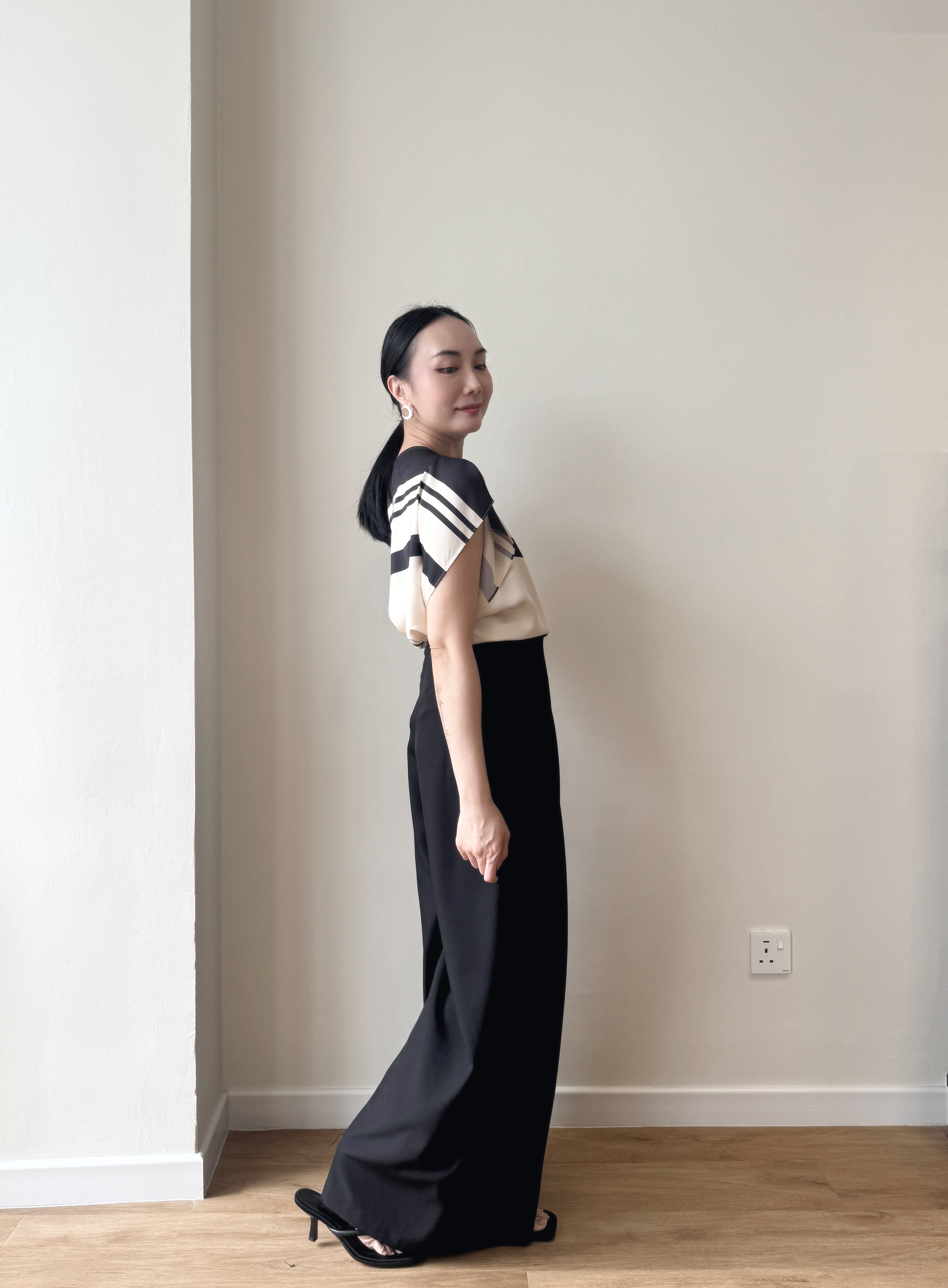 Wrenley Geometric Draped Top (Skirt to purchase seperately)