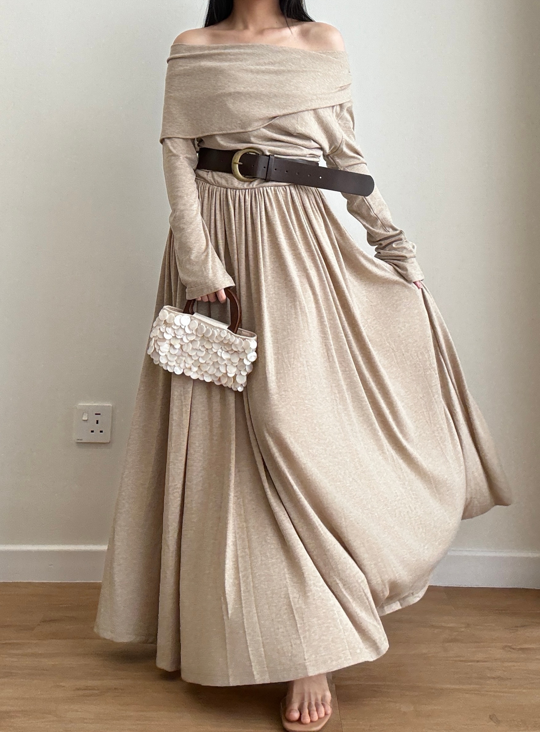 Winifred Off Shoulder Maxi Dress