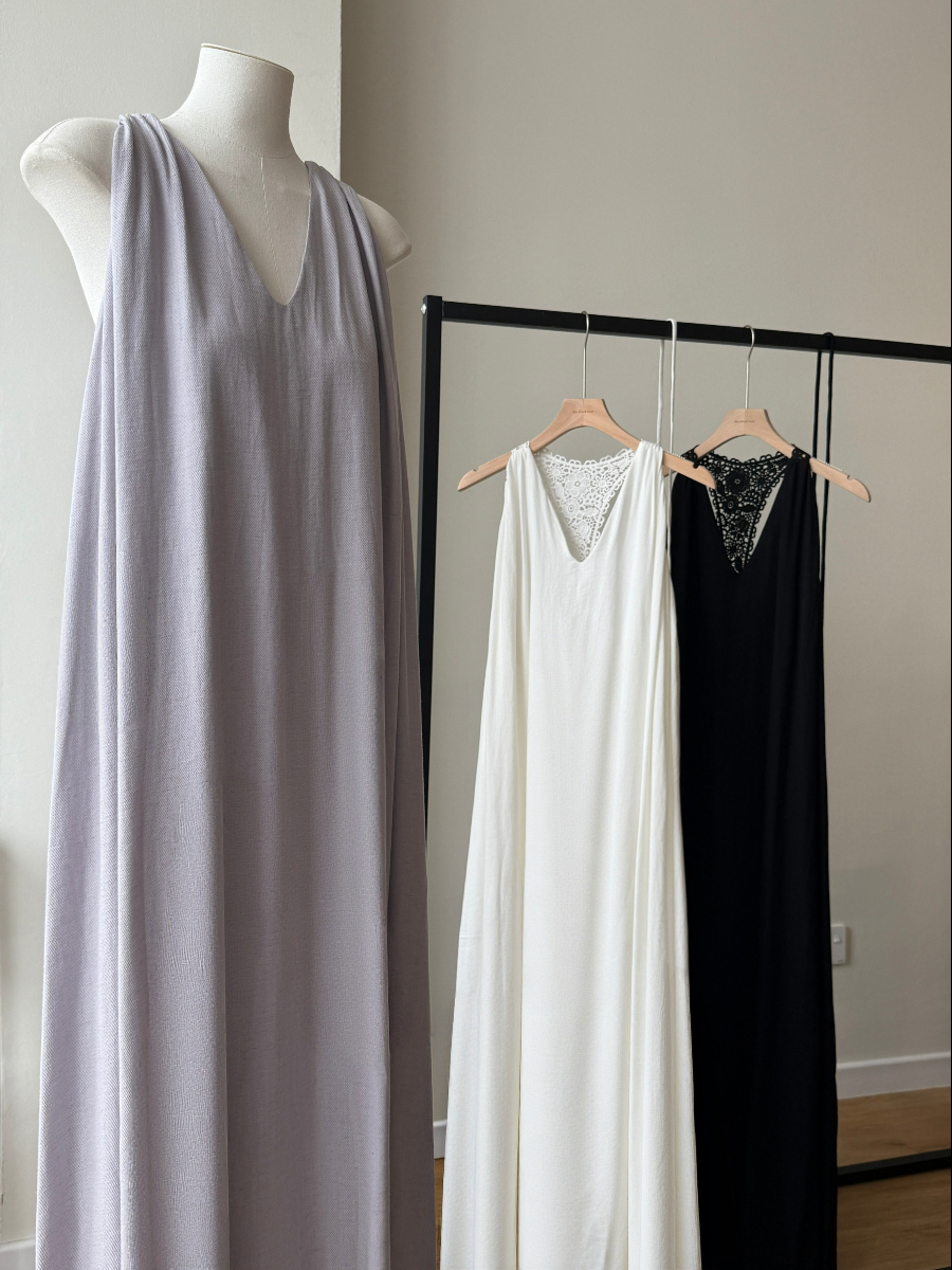 Yohaira Back Lacey Dress