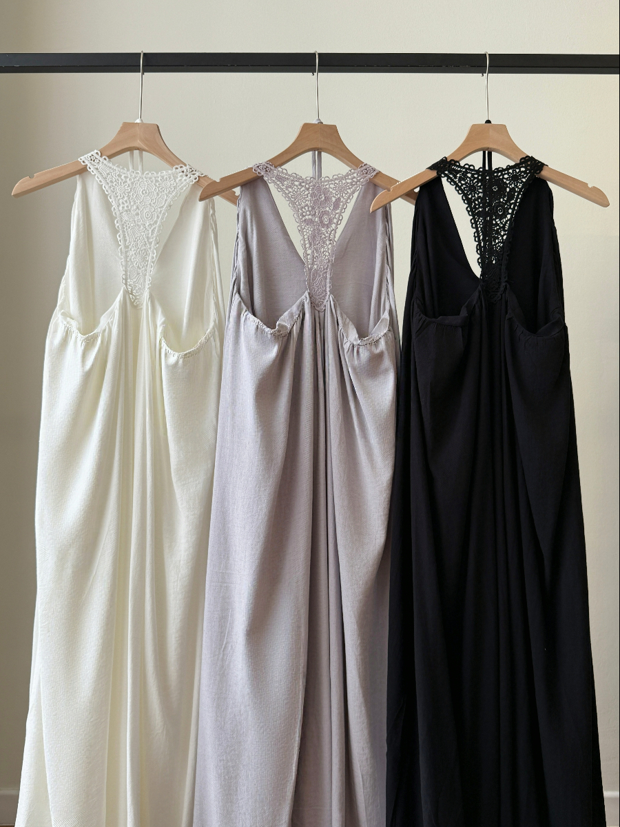 Yohaira Back Lacey Dress