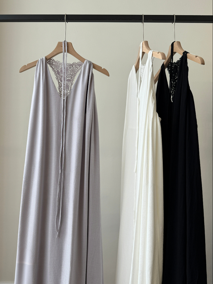 Yohaira Back Lacey Dress