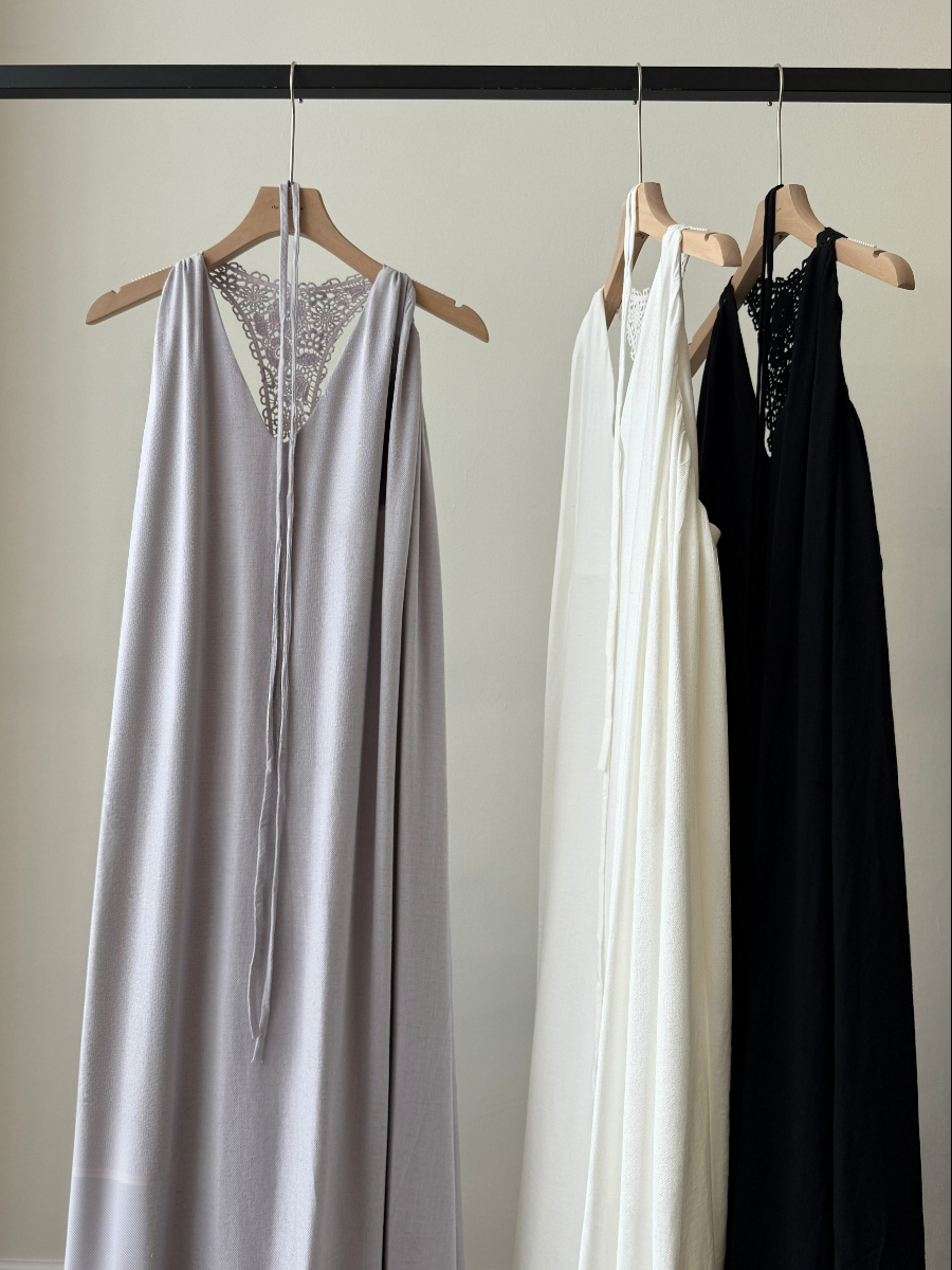 Yohaira Back Lacey Dress