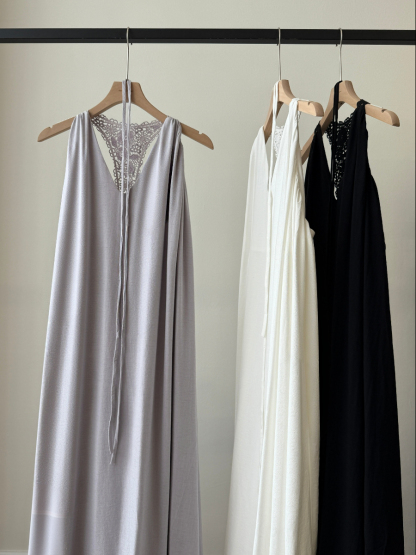 Yohaira Back Lacey Dress