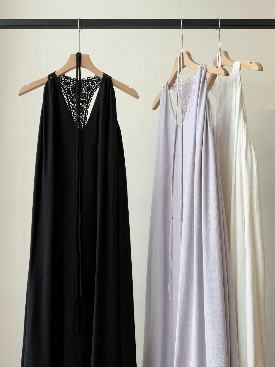 Yohaira Back Lacey Dress