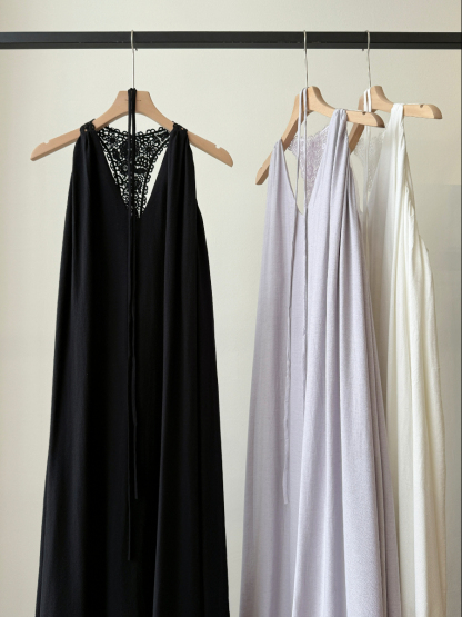Yohaira Back Lacey Dress